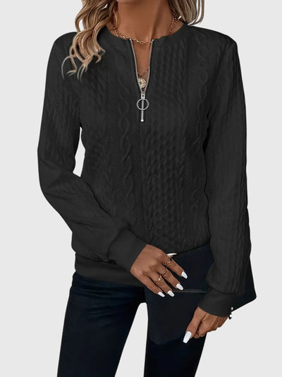Clara | Sweater with Zipper