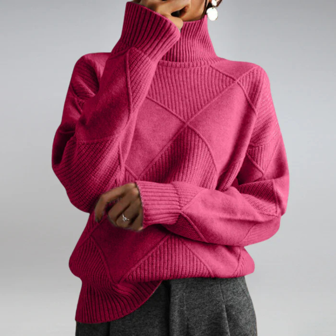 Clara | Luxe Cashmere Turtleneck Sweater