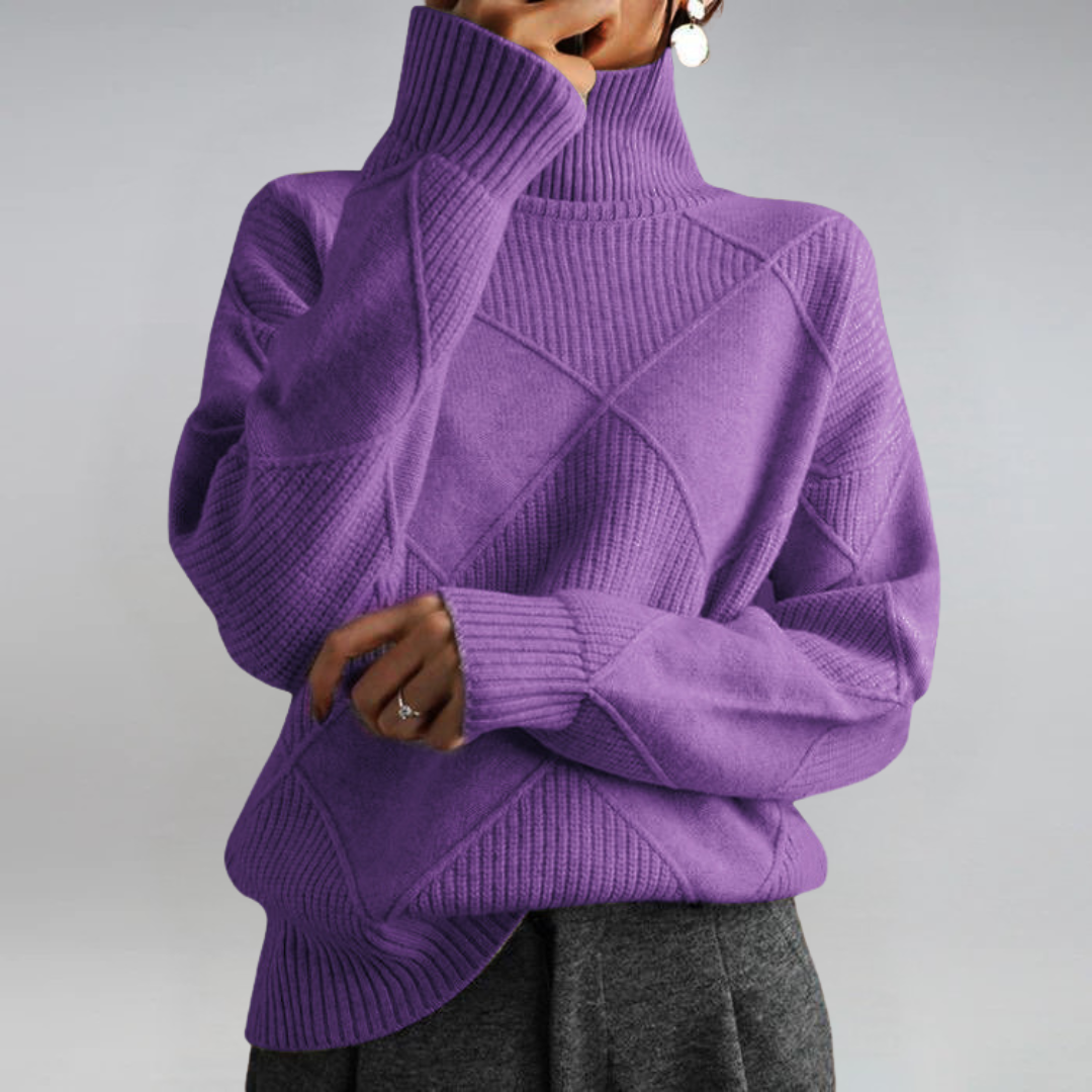 Clara | Luxe Cashmere Turtleneck Sweater