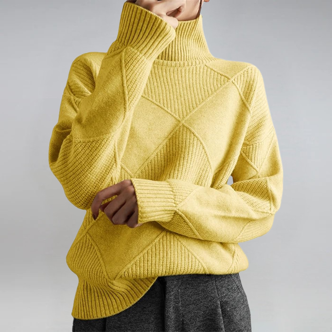 Clara | Luxe Cashmere Turtleneck Sweater
