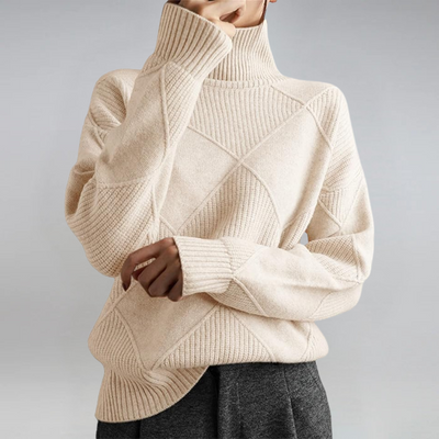 Clara | Luxe Cashmere Turtleneck Sweater