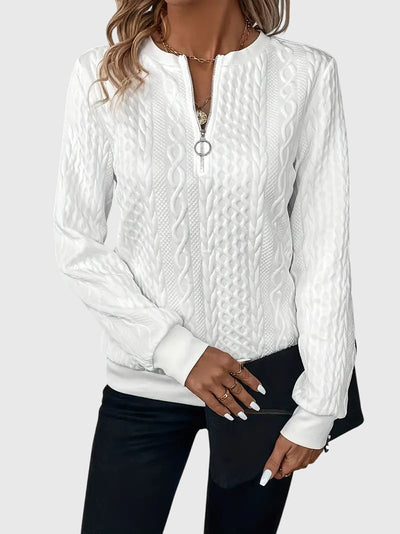 Clara | Sweater with Zipper