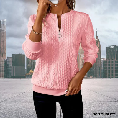 Non-Duality Zip-Up Sweater |